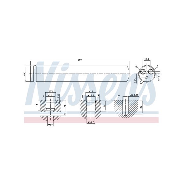 Torkfilter Nissens 95522 NISSENS