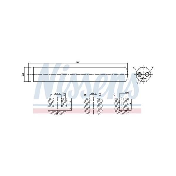 Torkfilter Nissens 95525 NISSENS