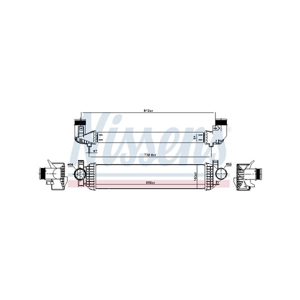 Intercooler Nissens 961220 NISSENS