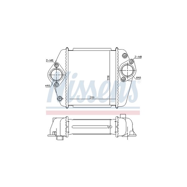 Intercooler Nissens 96372 NISSENS