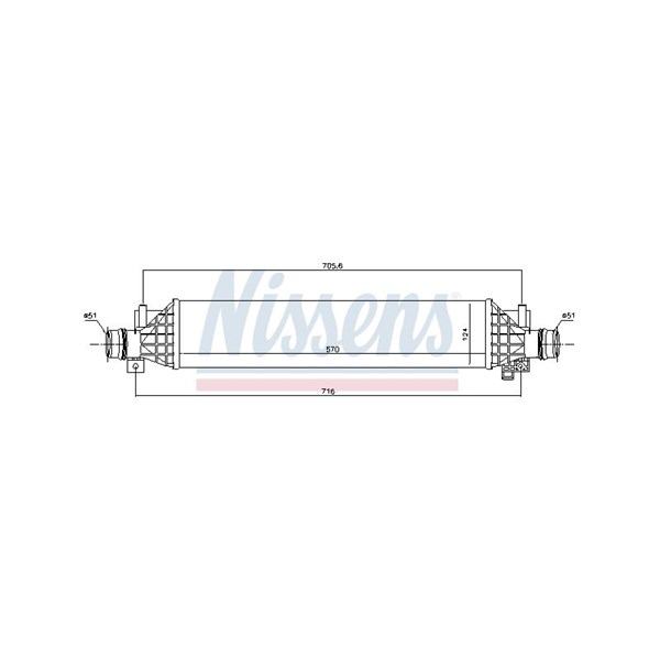 Intercooler Nissens 96375 NISSENS Intercooler Nissens 96375 NISSENS