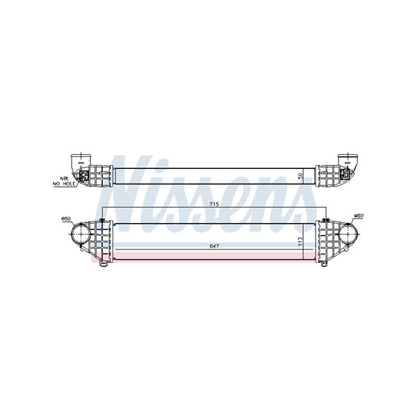 Intercooler Nissens 96474 NISSENS Intercooler Nissens 96474 NISSENS