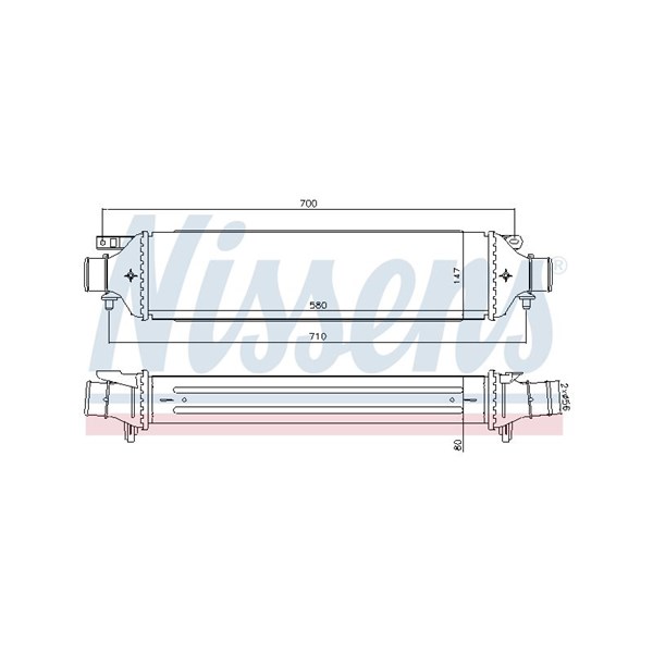 Intercooler Nissens 96477 NISSENS