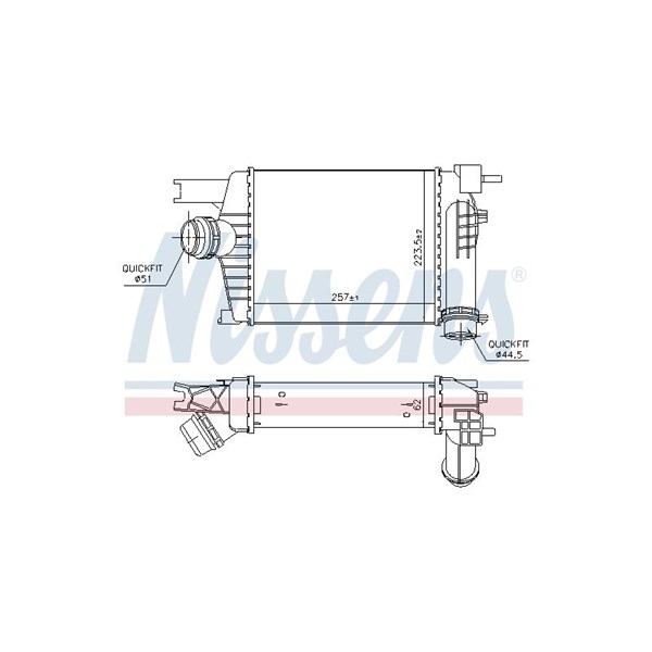 Intercooler Nissens 96479 NISSENS
