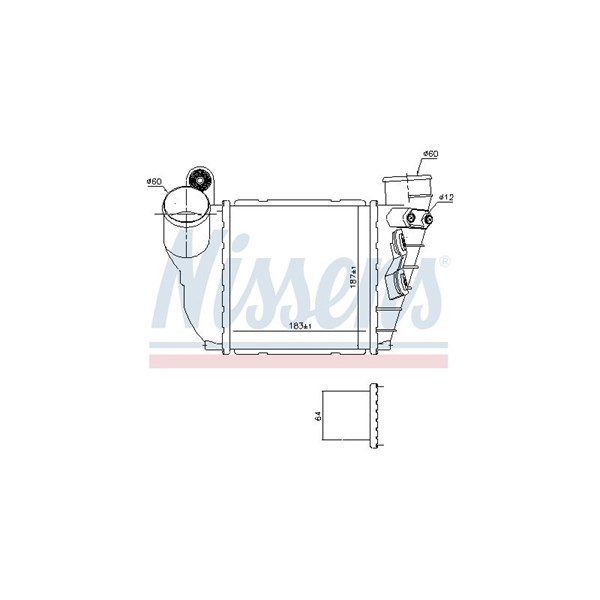 Intercooler Nissens 96488 NISSENS Intercooler Nissens 96488 NISSENS