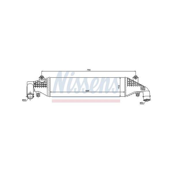 Intercooler Nissens 96532 NISSENS Intercooler Nissens 96532 NISSENS