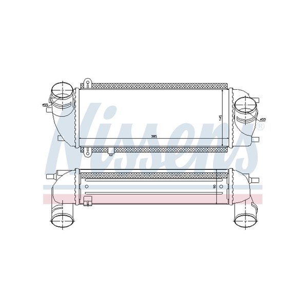 Intercooler Nissens 96537 NISSENS