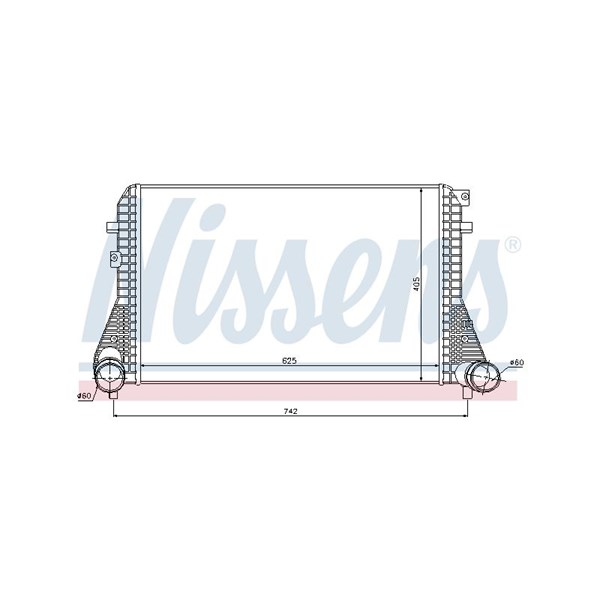 Intercooler Nissens 96542 NISSENS