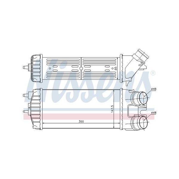 Intercooler Nissens 96550 NISSENS Intercooler Nissens 96550 NISSENS