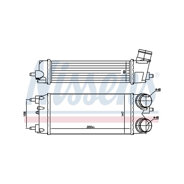 Intercooler Nissens 96553 NISSENS