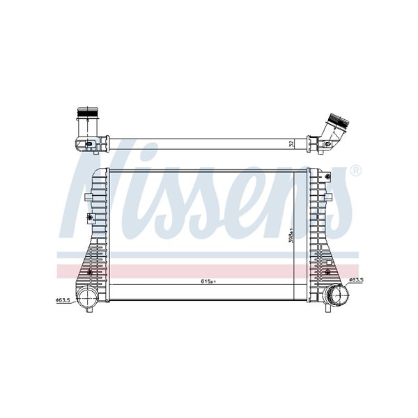 Intercooler Nissens 96575 NISSENS