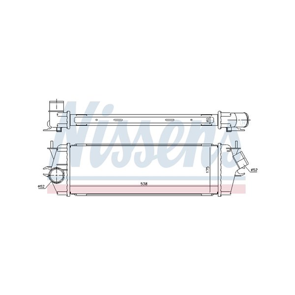 Intercooler Nissens 96583 NISSENS Intercooler Nissens 96583 NISSENS
