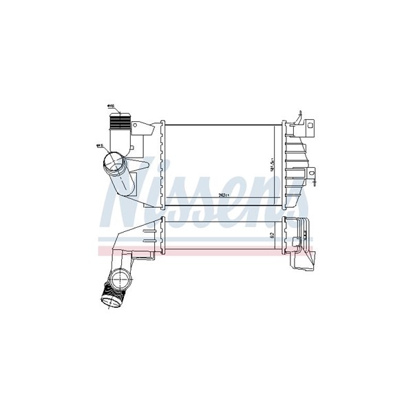 Intercooler Nissens 96587 NISSENS Intercooler Nissens 96587 NISSENS