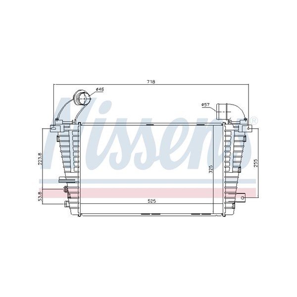 Intercooler Nissens 96590 NISSENS Intercooler Nissens 96590 NISSENS