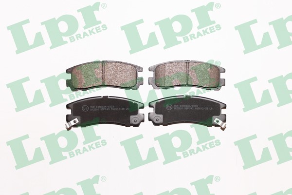 Bromsbeläggsats, Bakaxel Lpr 05P043 LPR