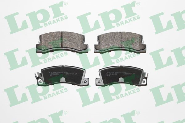 Bromsbeläggsats, Bakaxel Lpr 05P061 LPR