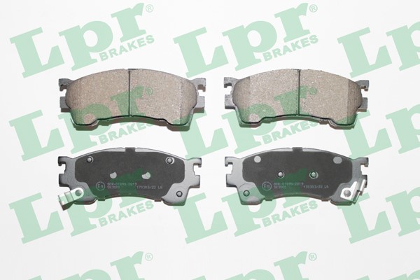 Bromsbeläggsats, Framaxel Lpr 05P1017 LPR