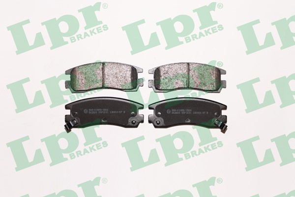 Bromsbeläggsats, Bakaxel Lpr 05P1031 LPR