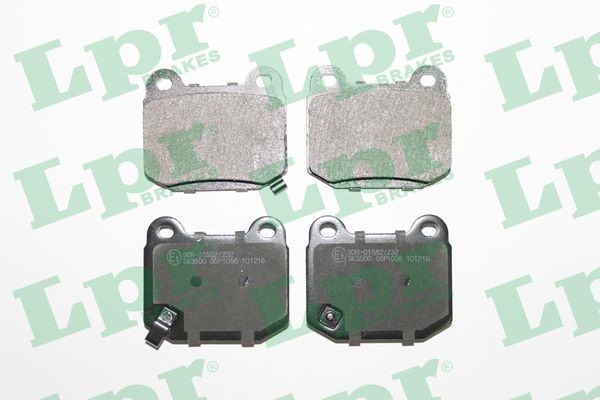 Bromsbeläggsats, Bakaxel Lpr 05P1056 LPR