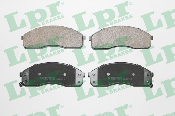 Bromsbeläggsats, Framaxel Lpr 05P1072 LPR