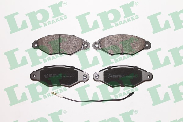 Bromsbeläggsats, Framaxel Lpr 05P1106 LPR