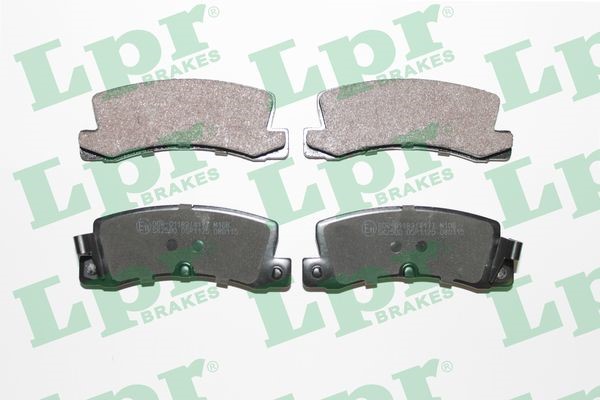 Bromsbeläggsats, Bakaxel Lpr 05P1125 LPR