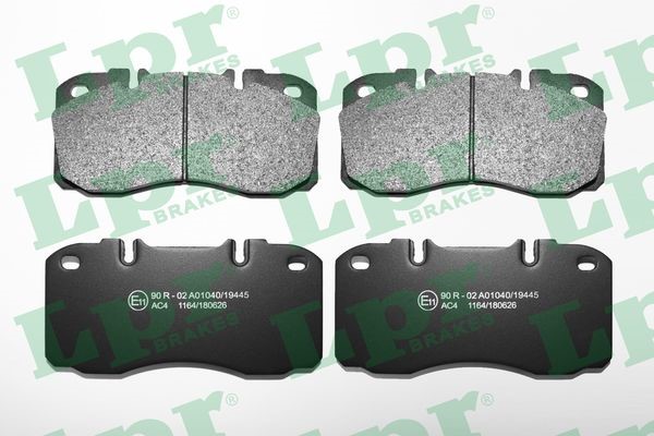 Bromsbeläggsats, Framaxel Lpr 05P1164 LPR