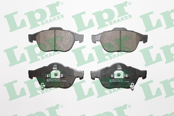 Bromsbeläggsats, Framaxel Lpr 05P1215 LPR