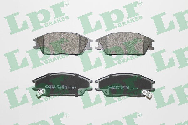 Bromsbeläggsats, Framaxel Lpr 05P1222 LPR