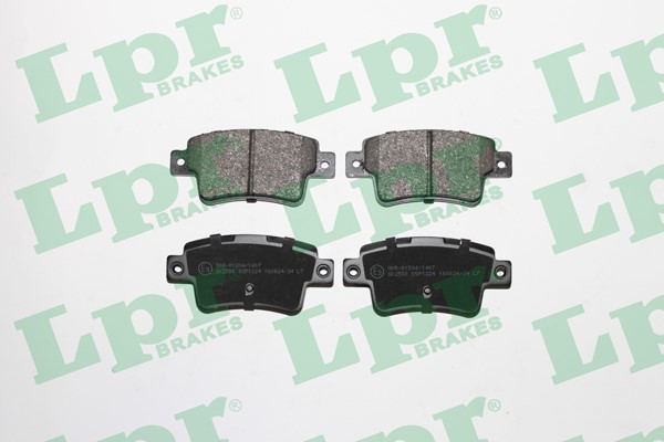 Bromsbeläggsats, Bakaxel Lpr 05P1224 LPR