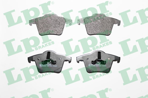 Bromsbeläggsats, Bakaxel Lpr 05P1234 LPR