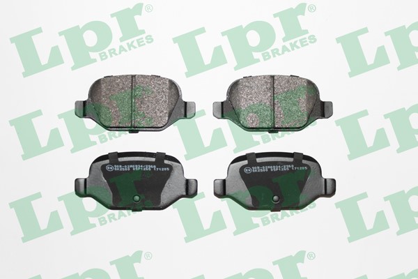 Bromsbeläggsats, Bakaxel Lpr 05P1265 LPR