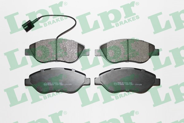 Bromsbeläggsats, Framaxel Lpr 05P1267 LPR