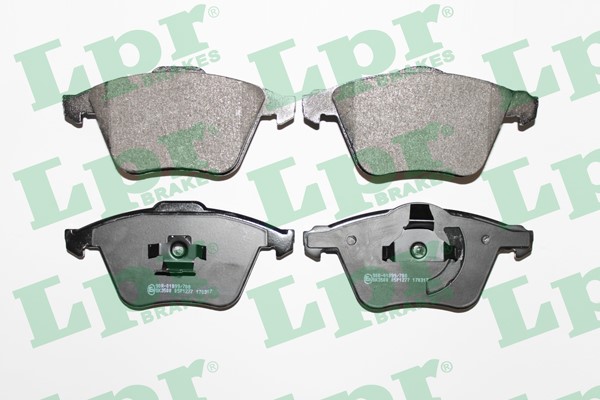 Bromsbeläggsats, Framaxel, Bakaxel Lpr 05P1277 LPR