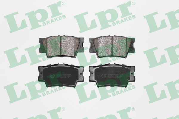 Bromsbeläggsats, Bakaxel Lpr 05P1281 LPR