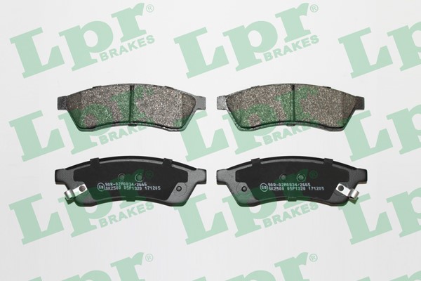 Bromsbeläggsats, Bakaxel Lpr 05P1320 LPR