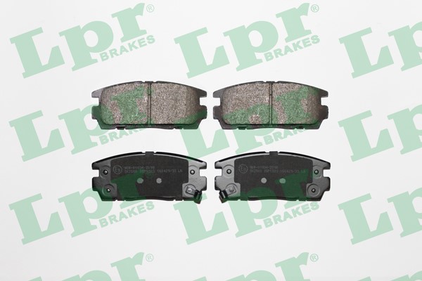 Bromsbeläggsats, Bakaxel Lpr 05P1323 LPR