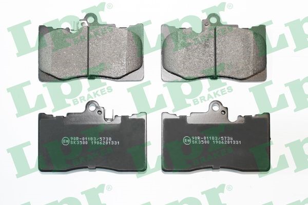Bromsbeläggsats, Framaxel Lpr 05P1331 LPR