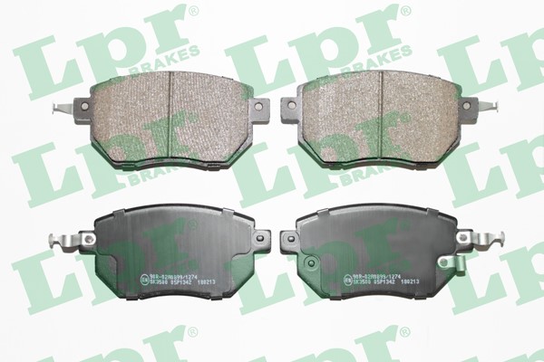 Bromsbeläggsats, Framaxel Lpr 05P1342 LPR