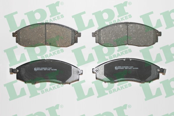 Bromsbeläggsats, Framaxel Lpr 05P1343 LPR
