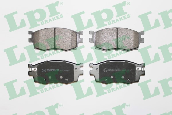 Bromsbeläggsats, Framaxel Lpr 05P1345 LPR