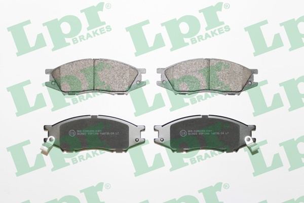 Bromsbeläggsats, Framaxel Lpr 05P1346 LPR