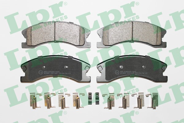 Bromsbeläggsats, Framaxel Lpr 05P1365 LPR