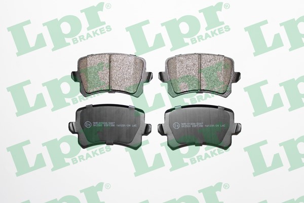 Bromsbeläggsats, Bakaxel Lpr 05P1390 LPR