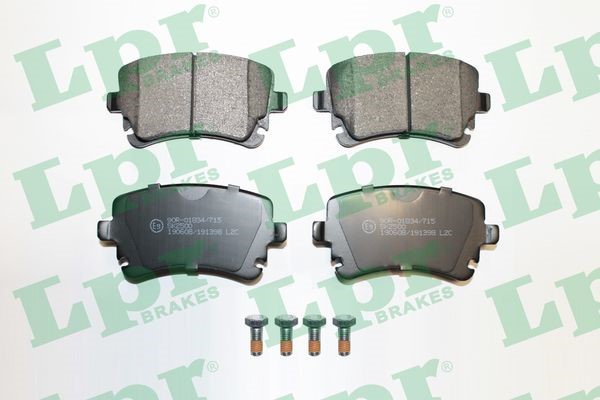 Bromsbeläggsats, Bakaxel Lpr 05P1398 LPR