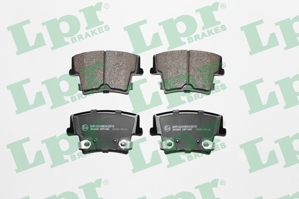 Bromsbeläggsats, Bakaxel Lpr 05P1400 LPR