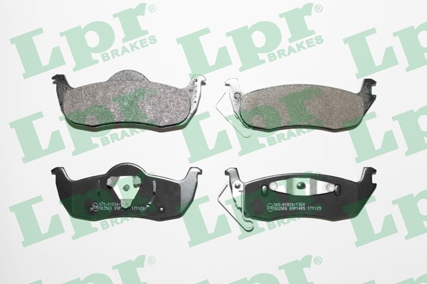 Bromsbeläggsats, Bakaxel Lpr 05P1405 LPR