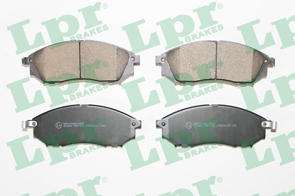 Bromsbeläggsats, Framaxel Lpr 05P1406 LPR