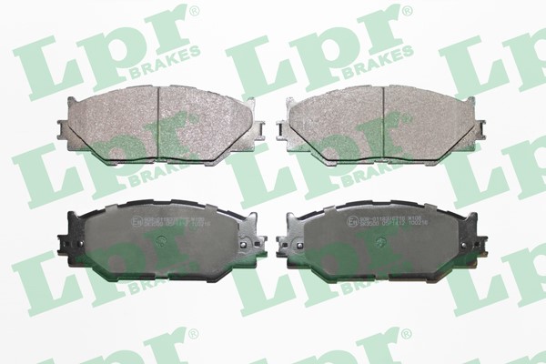 Bromsbeläggsats, Framaxel Lpr 05P1412 LPR