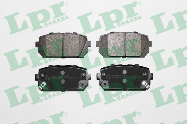 Bromsbeläggsats, Bakaxel Lpr 05P1416 LPR